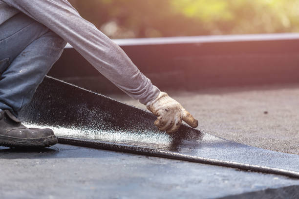 Professional Waterproofing technician working in Clearwater, KS